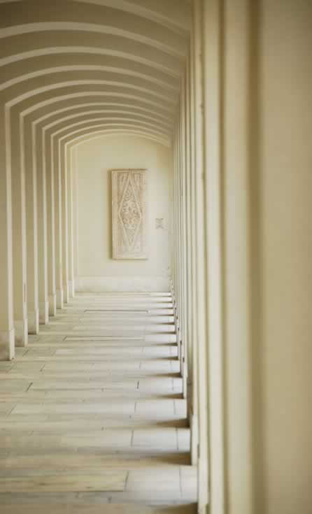hallway columns